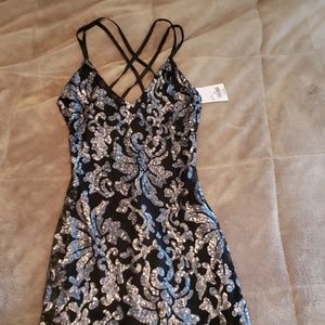 NWT Sequin mini dress